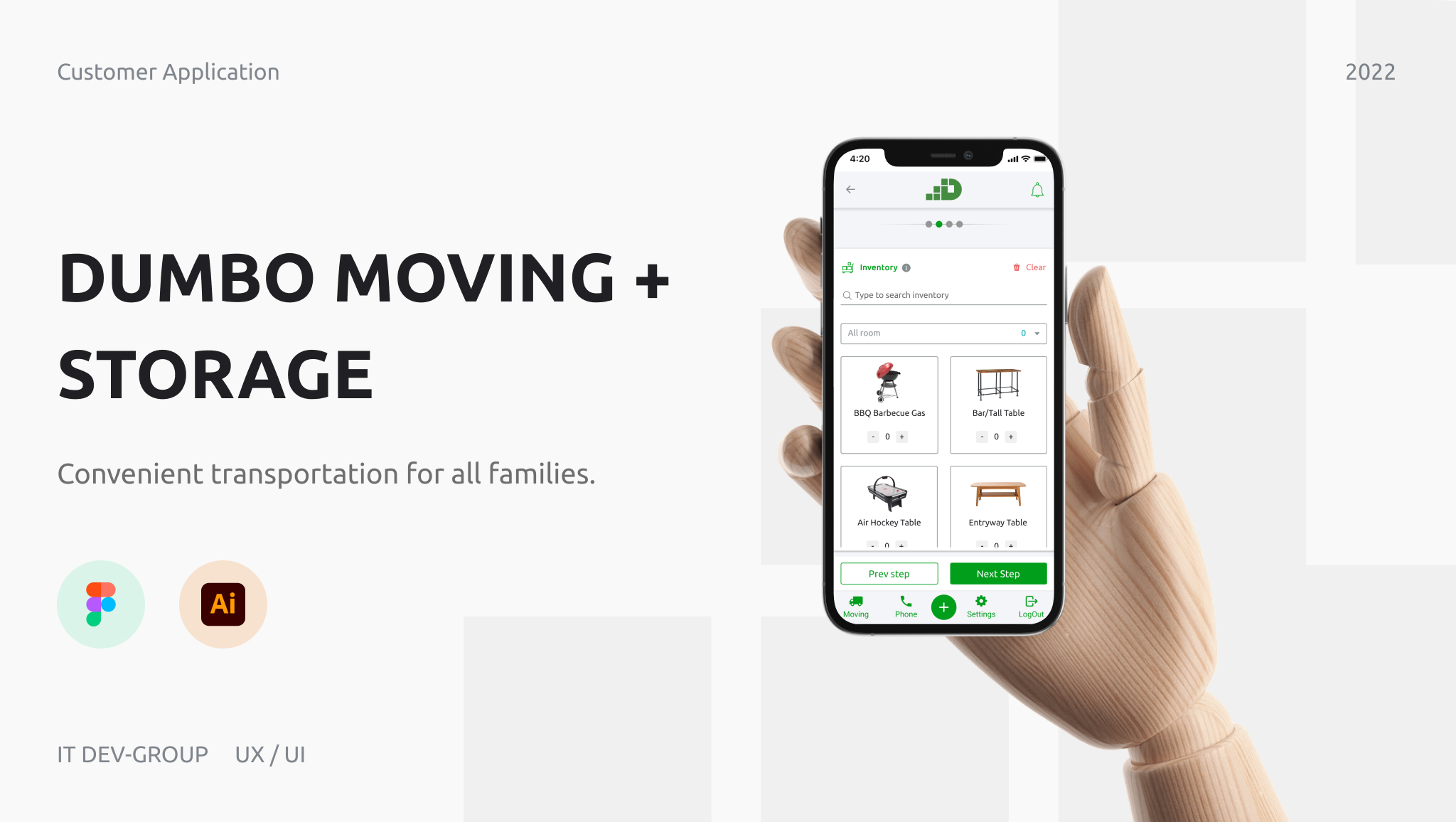 Dumbo Moving + Storage (app)